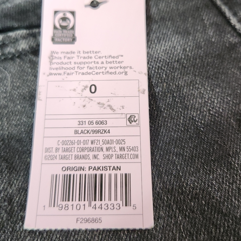 Women's Low-Rise Denim Midi Skirt - Wild Fable Black 0 - Picture 12 of 16